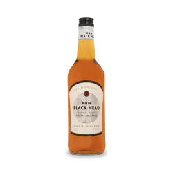 black head dark cocktail