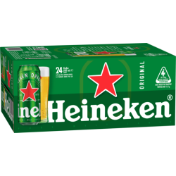 Heineken cans 1 carton- 24 pieces
